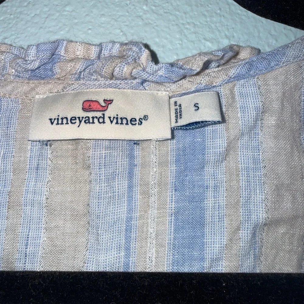 Vineyard Vines Blue and White Striped Mini Dress - Size S - Picture 5 of 8